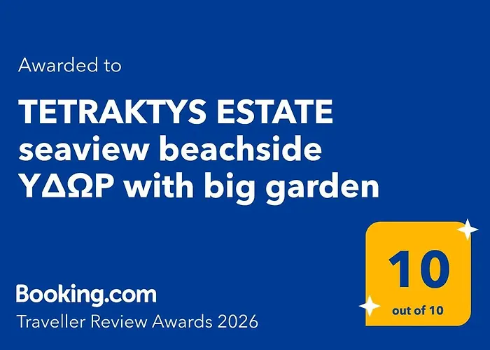 Apartamento Tetraktys Estate Beachside Seaview υδωρ With Big Garden *