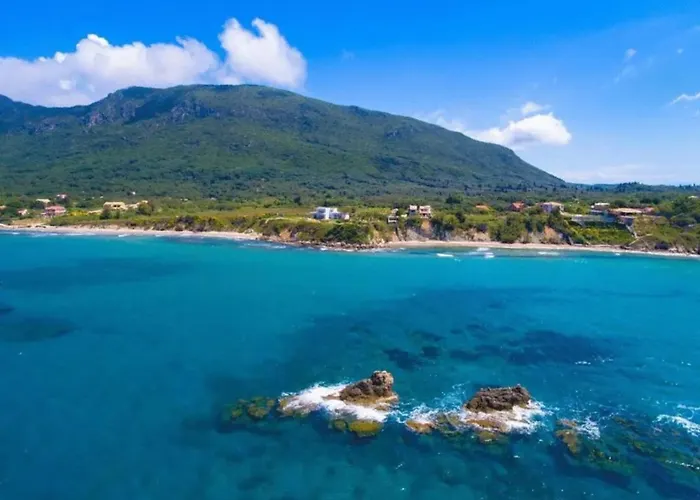 Tetraktys Estate Beachside Seaview υδωρ With Big Garden Appartement